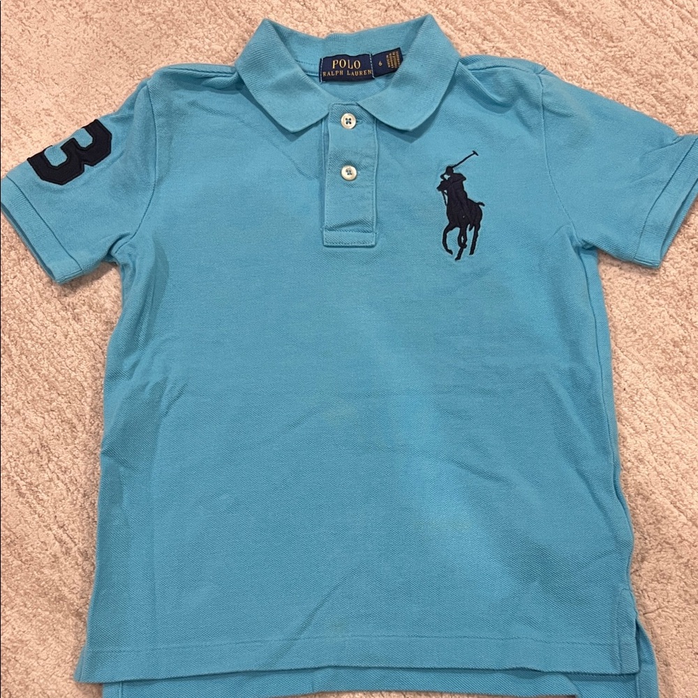 Polo by Ralph Lauren Kids Light Blue Polo Shirt